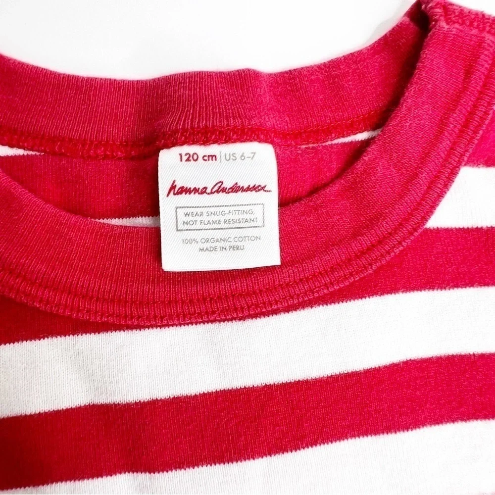 Hanna Andersson 2 Striped Pajama‎ Tops